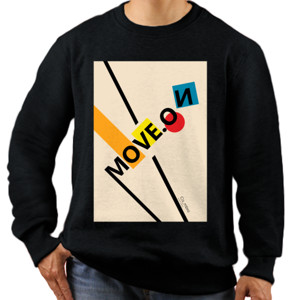 Jaket Sweater Kaos Wanita Move On Lengan Panjang by Co_mbro