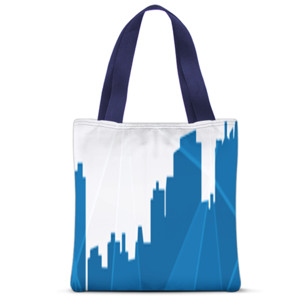 Tas Tote Fullprint gedung kota