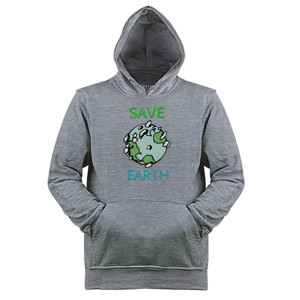 Jaket Hoodie Custom Save Earth - Customic47