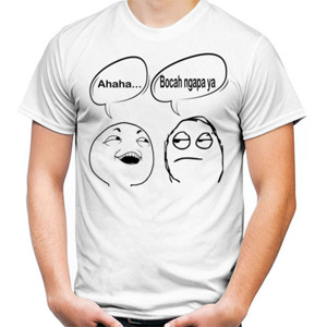 Kaos Custom Kaos Lucu Bocah Ngapa Ya - Customic47