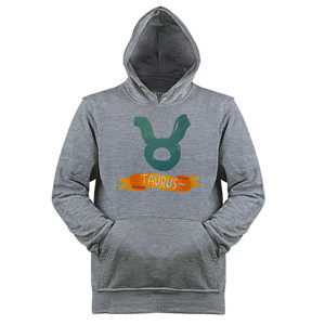 Jaket Hoodie Zodiak - Taurus Logo 2 