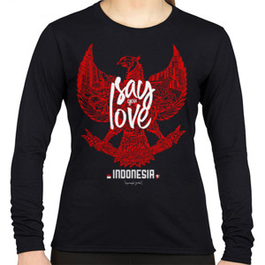 Kaos indonesia kode #saylove