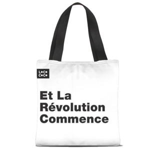 Tas Tote Fullprint #LaRevolution tote bag