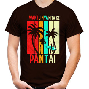 Kaos Waktunya Kita Ke Pantai
