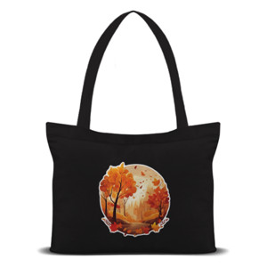 Tas Tote Autumn Hutan Musim Gugur