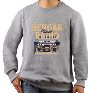Jaket Sweater Dengar Radio Klasik