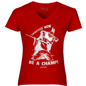 Kaos Practice Now Be a Champ! | billiArt Shirt