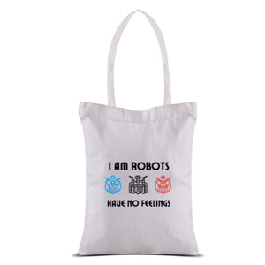 Tas Tote Marimo Have No Feelings Tote Bag (White Tote Bag)