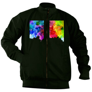 Jaket Bomber lukisan air