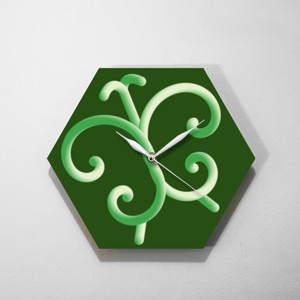 Jam Dinding Kupu-Kupu Abstrak 3D (3D Abstract Butterfly)