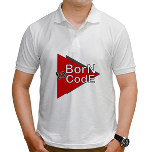 Kaos Polo Born to Code