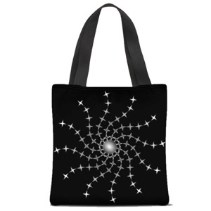 Tas Tote Fullprint Galaksi Abstrak (Abstract Galaxy)