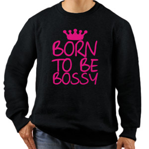 Jaket Sweater Born To Be Bossy