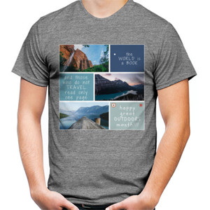 Kaos Tshirt The World is a Book