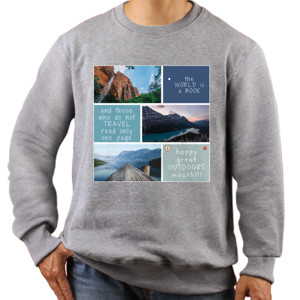 Jaket Sweater Tshirt The World is a Book