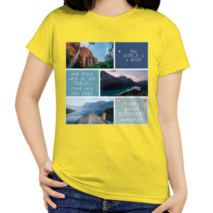 Kaos Tshirt The World is a Book