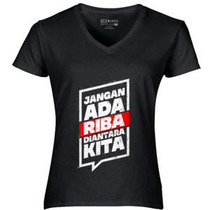 Kaos JANGAN ADA RIBA