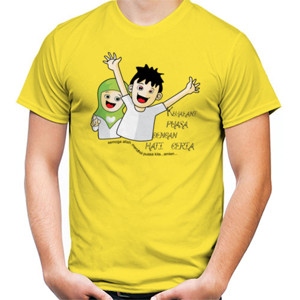 Kaos Kujalani puasa dengan ceria