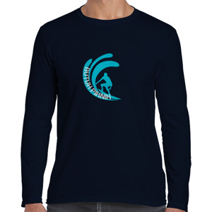 Kaos kaos lengan panjang cowok pria custom