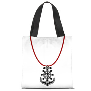 Tas Tote Fullprint Kalung jangkar