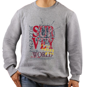 Jaket Sweater Kaos Travel The World (SB866)