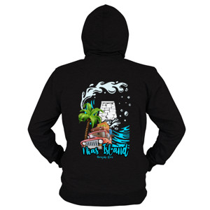 Hoodie Zipper Kaos Nias Island 2