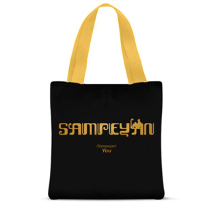 Tas Tote Fullprint Javanese themed tote bag “Sampeyan”