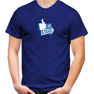 Kaos Like and Share