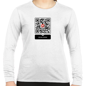 Kaos Kaos QR CODE (Maaf anda kena prank) Bisa custom