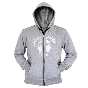 Hoodie Zipper Siluet Wajah Yesus