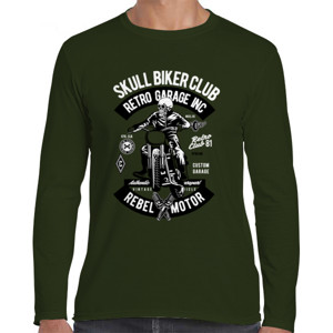 Kaos motor skull biker club