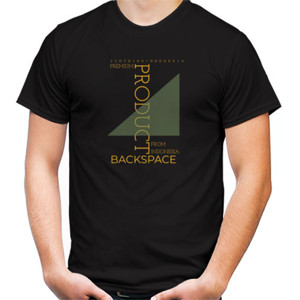 Kaos BACKSPACE PREMIUM PRODUCT