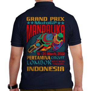 Kaos Polo Mandalika MotoGP Grand Prix