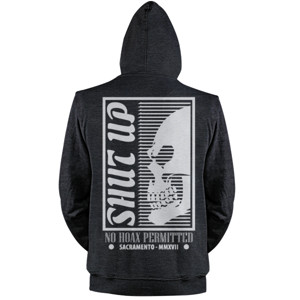 Jaket Hoodie SHUT UP NO HOAX PERMITTED