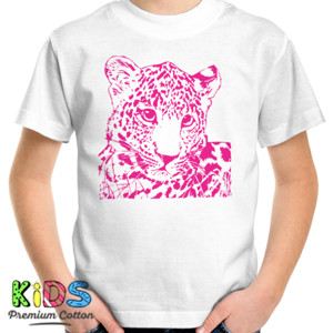 Kaos Vintage Red Leopard