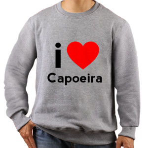 Jaket Sweater i love capoeira