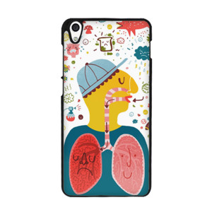 Medical Koas Kedokteran (respirasi, paru, pulmo) Casing HP