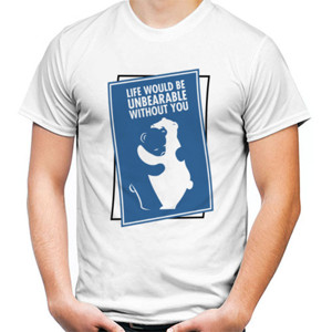 Kaos Kaos Life Unbearable Without You Putih