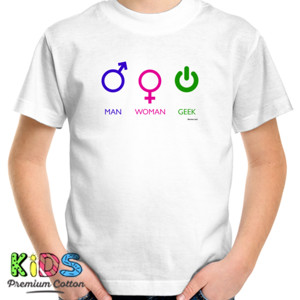 Kaos Man Woman Geek