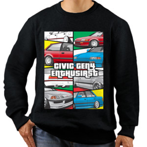 Jaket Sweater civic gen 4 enthusiast