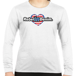 Kaos Rebel in denim