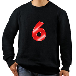 Jaket Sweater Kaos angka 6