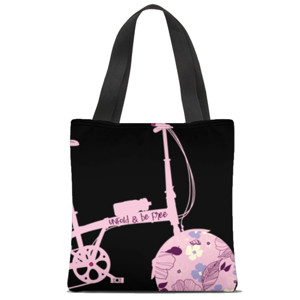 Tas Tote Fullprint Unfold and Be Free