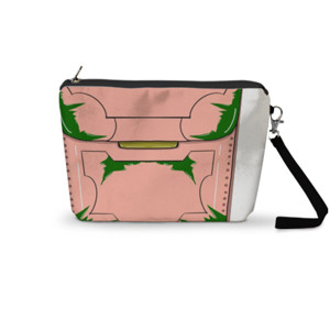 Pouch Trapesium Pink pattern design