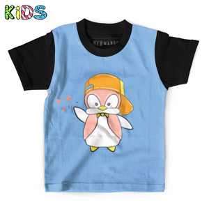Kaos Anak Full-Print Pinkuin