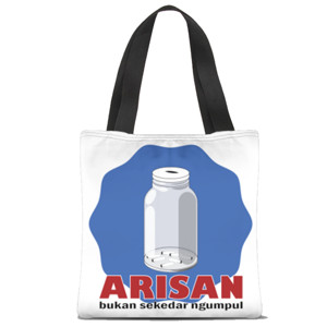 Tas Tote Fullprint Edisi Arisan