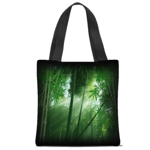Tas Tote Fullprint Hutan Bambu