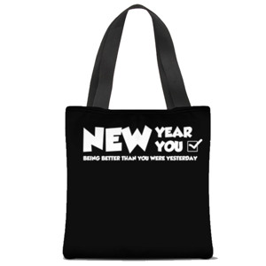 Tas Tote Fullprint NEW YEAR NEW YOU