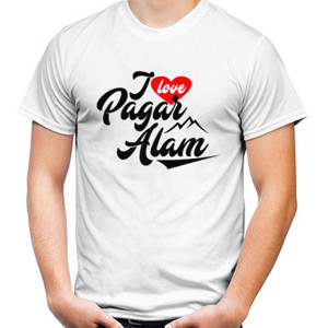 Kaos I love pagar alam white