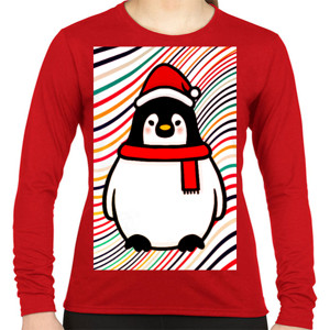 Kaos Colourfull Penguin
